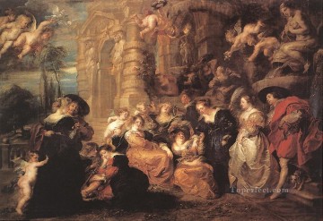 Jardín del Amor Barroco Peter Paul Rubens Pinturas al óleo